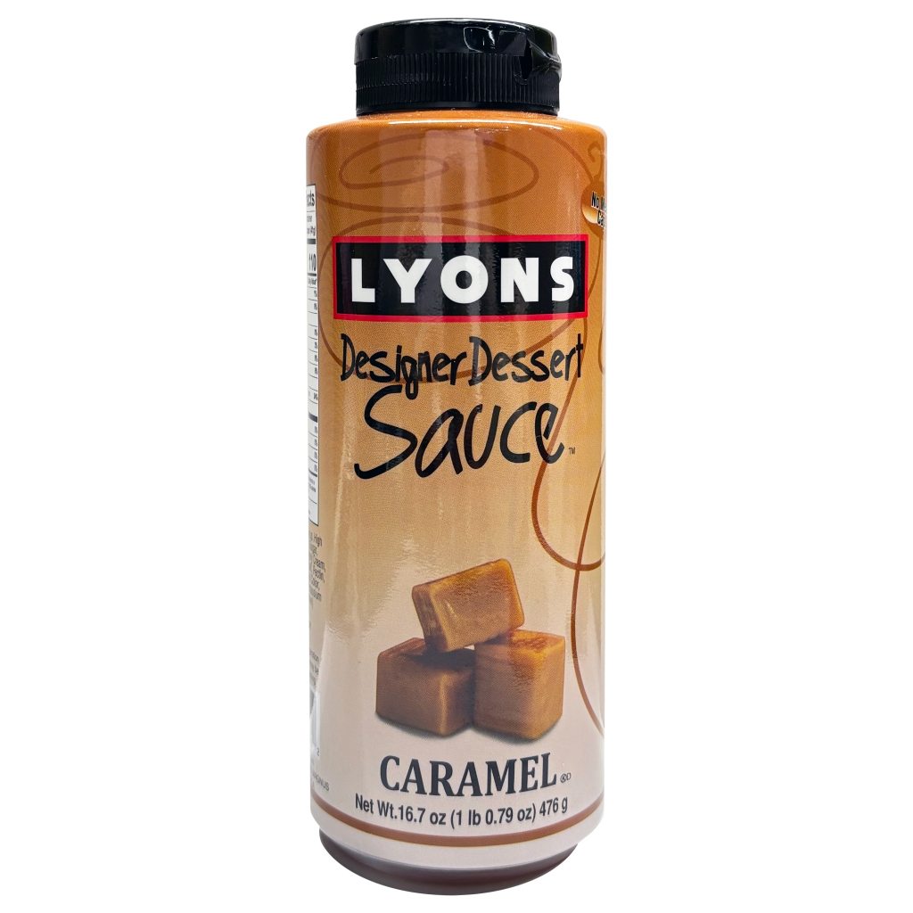 【聖寶】美國Lyons經典設計師裝飾醬(焦糖風味) 盤飾 焦糖 - 476g /瓶