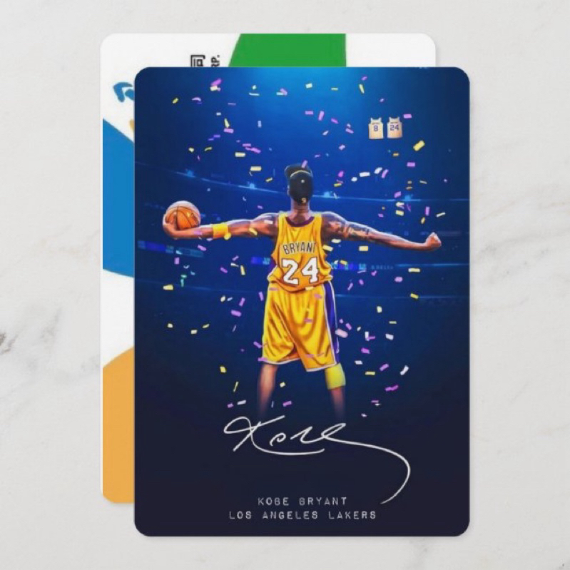 湖人隊 Kobe Bryant 悠遊卡E (實體悠遊卡,非貼紙)： 黑曼巴 洛杉磯 LA Lakers
