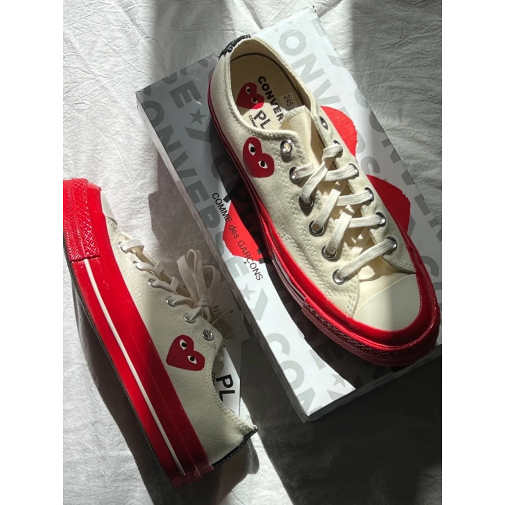 *米菲美國* Converse Chuck 70 Ox x CDG 高筒 / 低筒 黑紅 / 白紅 川久保玲