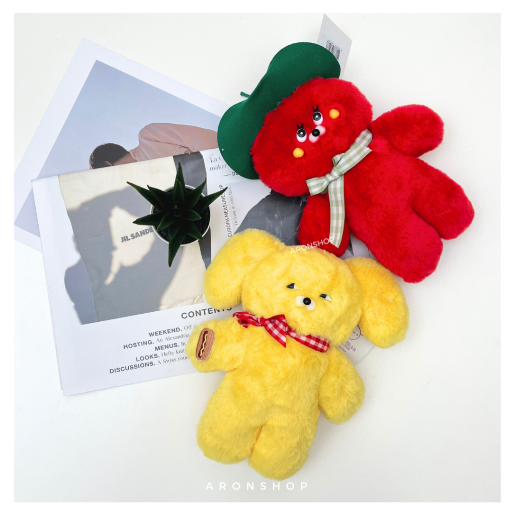 𝘼𝙍𝙊𝙉𝙎𝙃𝙊𝙋 ® Wasabi Bear 文創 | 玩偶 娃娃 造型玩偶 造型娃娃 黃芥末熊 辣椒醬熊