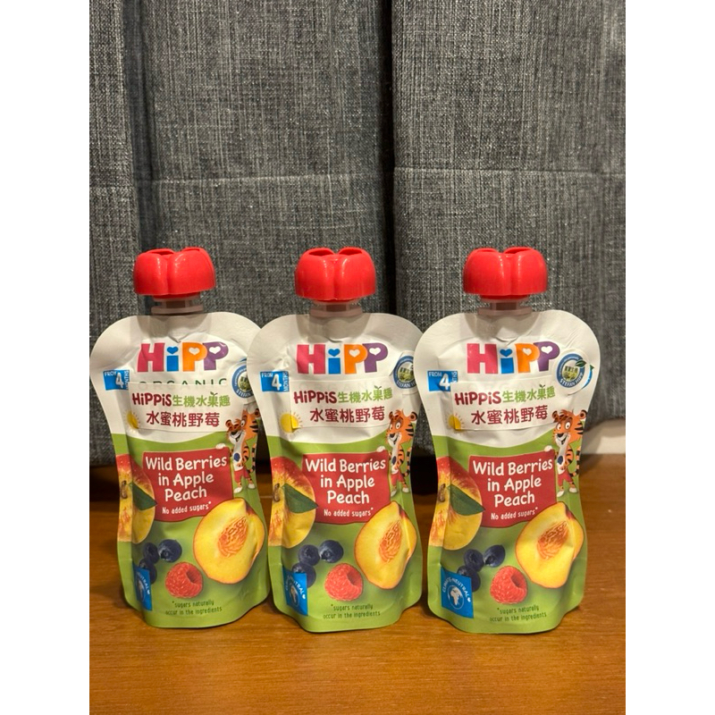 Hipp 喜寶生機水果趣-水蜜桃野莓