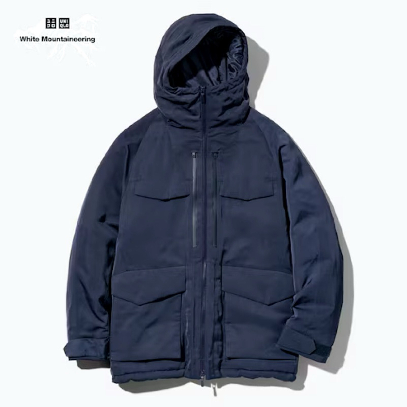 Uniqlo White Mountaineering Hybrid 防潑水羽絨工作外套