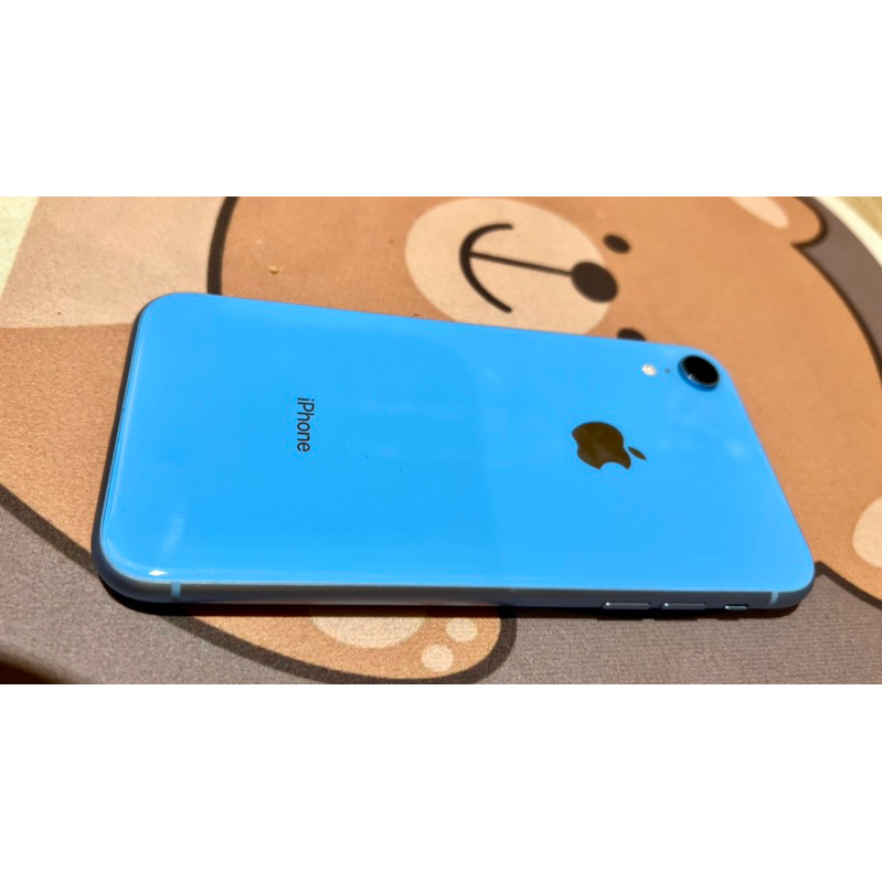 （貓貓小舖🐱）Apple系列手機 Iphone XR 藍色128G 機況良好含螢幕保護貼 送行動電源，市政府捷運站可面交