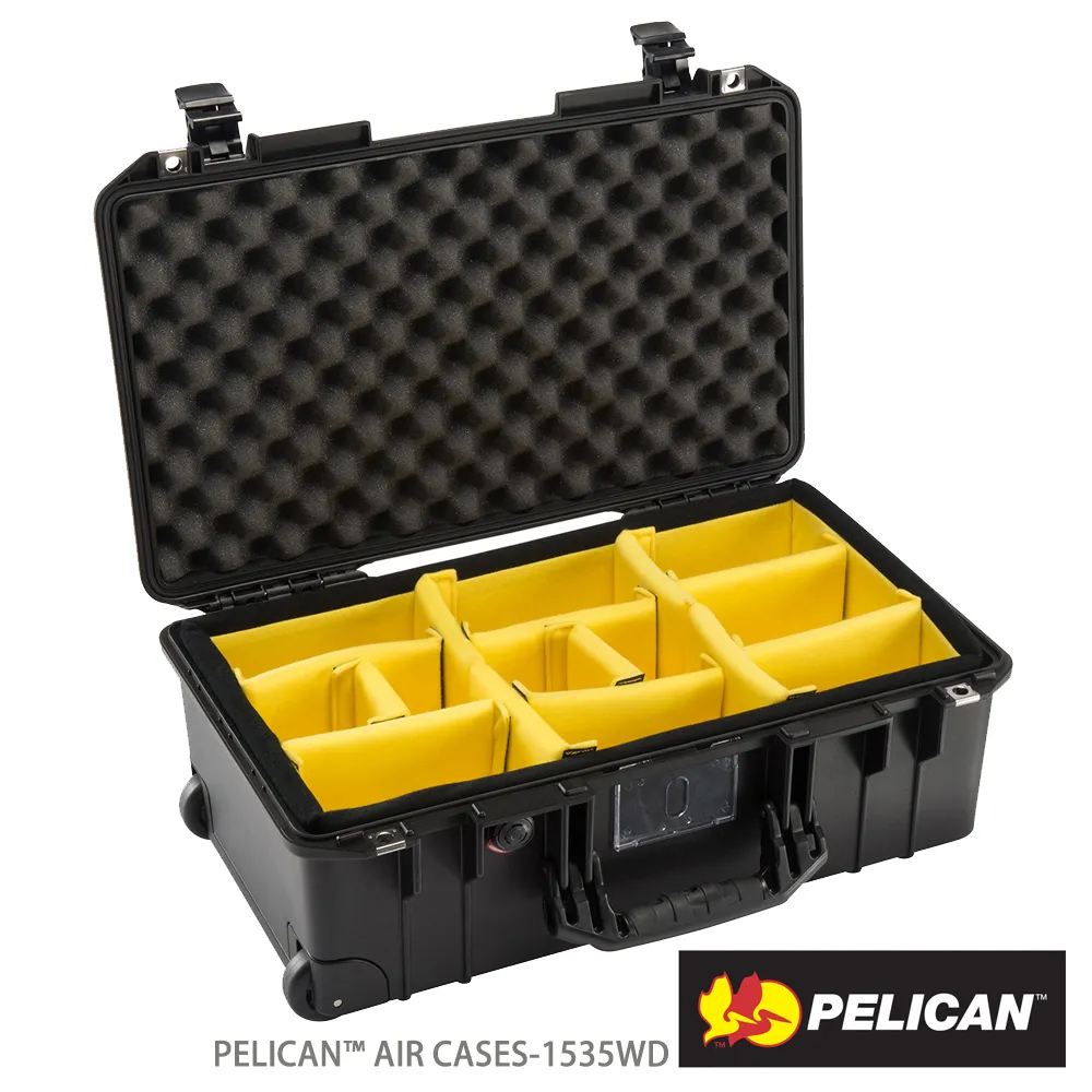 PELICAN 1535 WD Air 含隔板輪座拉桿氣密箱 公司貨