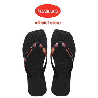 Havaianas哈瓦仕 拖鞋 方形 色塊 黑 Slim Square Patchwork 4148918-0090W