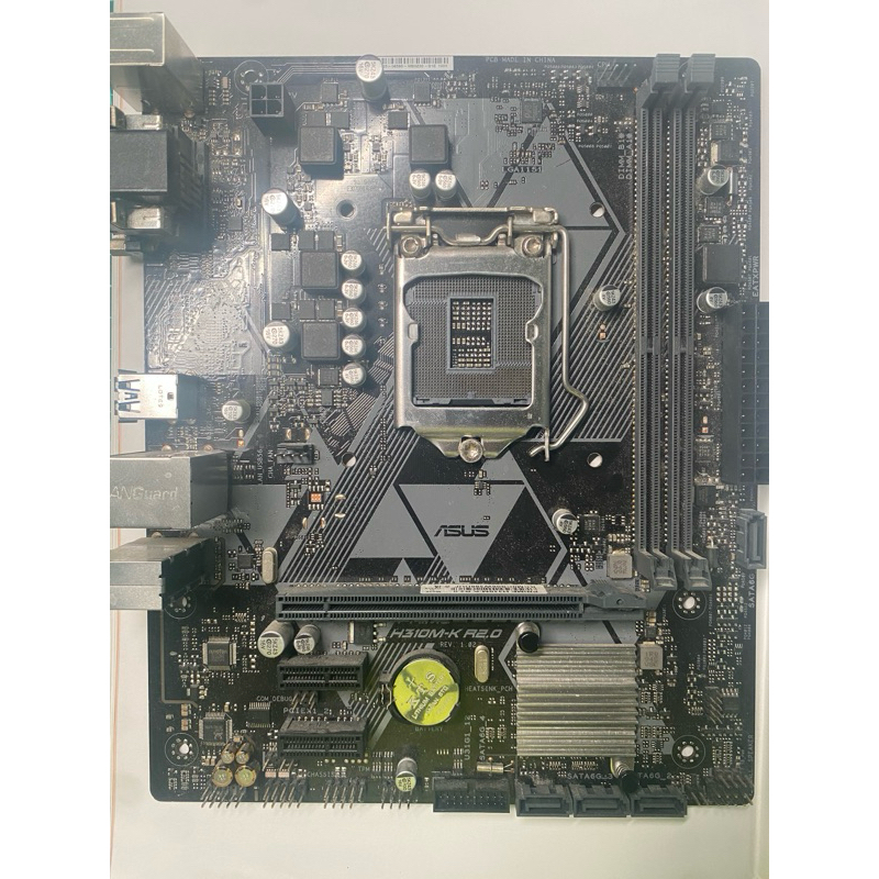 Asus H310m-k R2.0主機板（附擋板)二手良品 清理乾淨出貨