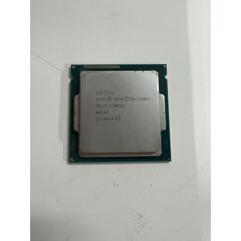 電腦雜貨店～intel XEON E3-1230V3 CPU/1150/8M/等同i7 二手良品 $700