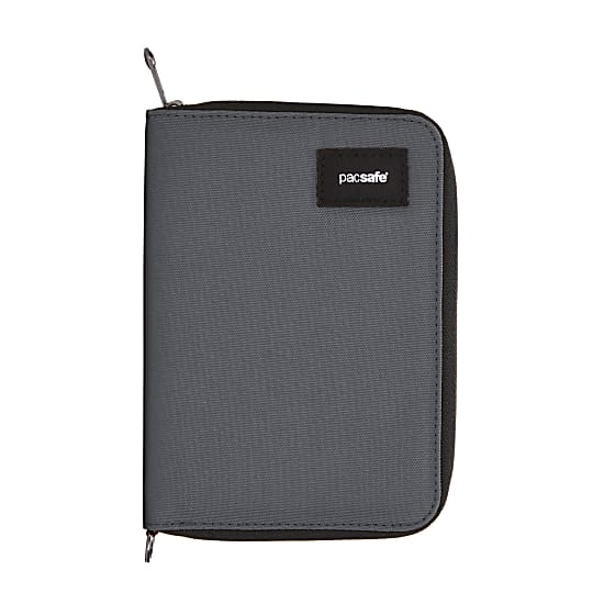 澳洲 Pacsafe 防盜旅行包 RFIDsafe V150 最新款無框灰色 護照夾 信用卡夾 零錢包 防搶皮包 證件