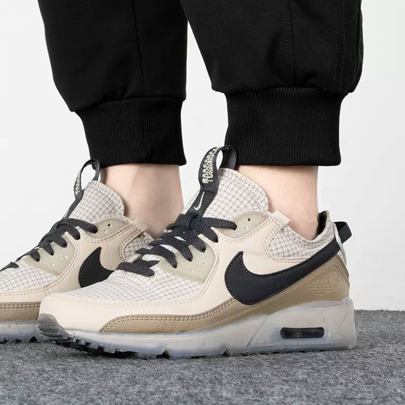 ΝΙΚΕ AIR MAX 90 TERRASCAPE 包裹性 輕便 低邦 跑步鞋 男女同款 卡其色 DH4677-200