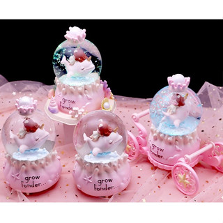 現貨《創意禮品】飄雪水晶球 ♥ 馬車 星辰大海 旋轉木馬 飄雪 音樂盒 禮品 擺飾 生日禮物 送禮 禮物 收藏 紀念品