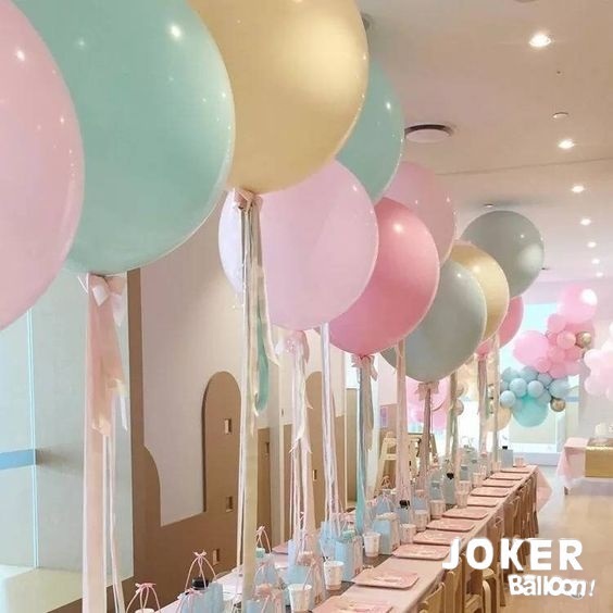 【Joker balloon】18吋 36吋馬卡龍色系圓形氣球 單顆 【歡樂揪客】