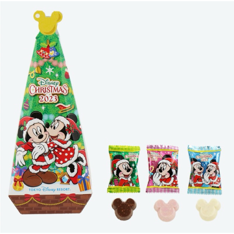 (在台現貨出清)確定有貨 最後一盒 2023日本東京迪士尼40週年聖誕限定 巧克力 草莓巧克力 白巧克力禮盒 交換禮物