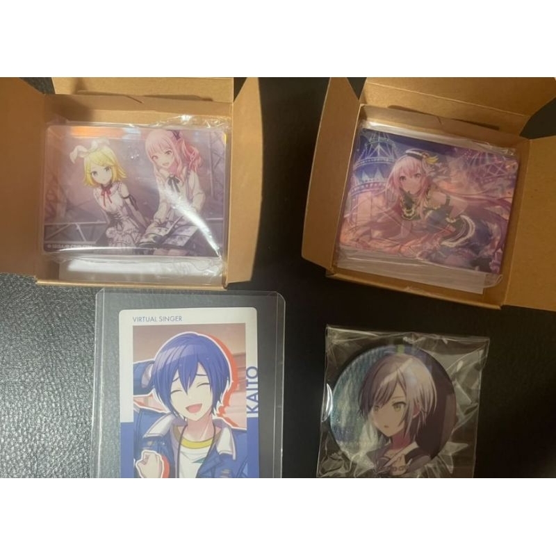 世界計畫徽章、厚磚、epick小卡  日野森志步 大哥KAITO 巡音流歌 プロセカProject Sekai