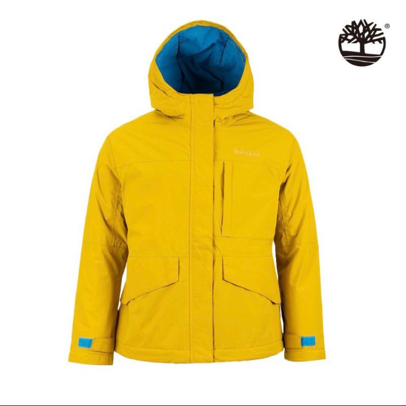 Timberland 女款金棕櫚環保材質Mountain Town防水保暖連帽外套|A63NWCY1