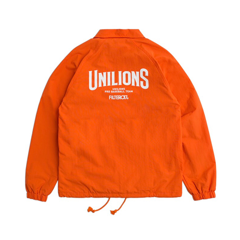 Filter017 x UNILIONS Coach Jacket 統一獅聯名教練內裡刷絨外套S號