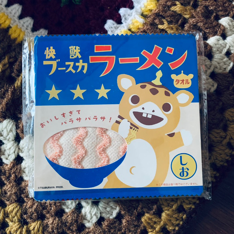 ベネリック 円谷プロ 快獣 ブースカ 𝗕𝗢𝗢𝗦𝗞𝗔 ラーメン ミニ タオル 快獸 布斯卡 拉麵 迷你 毛巾 怪獸 布斯仔