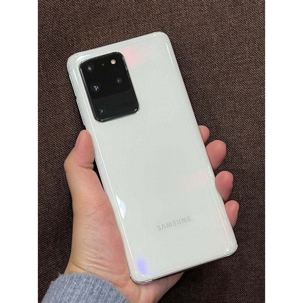 （自取更優惠）Samsung S20 Ultre 白 256G 外觀9.5成新 功能正常