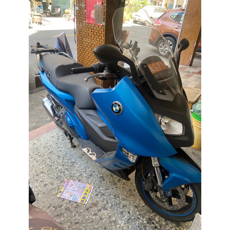 自售 BMW C600紅牌重機🏍️ 一面和藍色一面灰色 付GPS