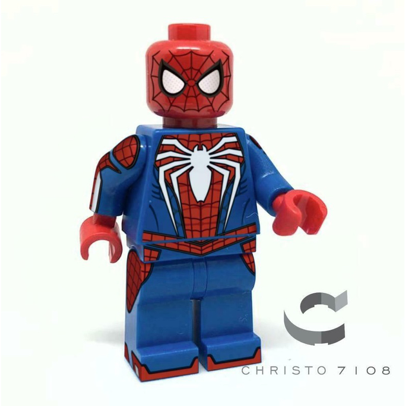 C家 樂高 lego 第三方 Christo Christo7108 PS4 Spiderman PS4蜘蛛人 含畫作