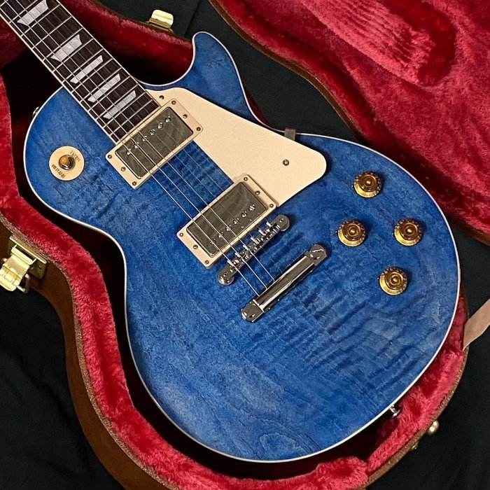 最新 Gibson Les Paul Standard 50s Figured Top Ocean Blue 2023
