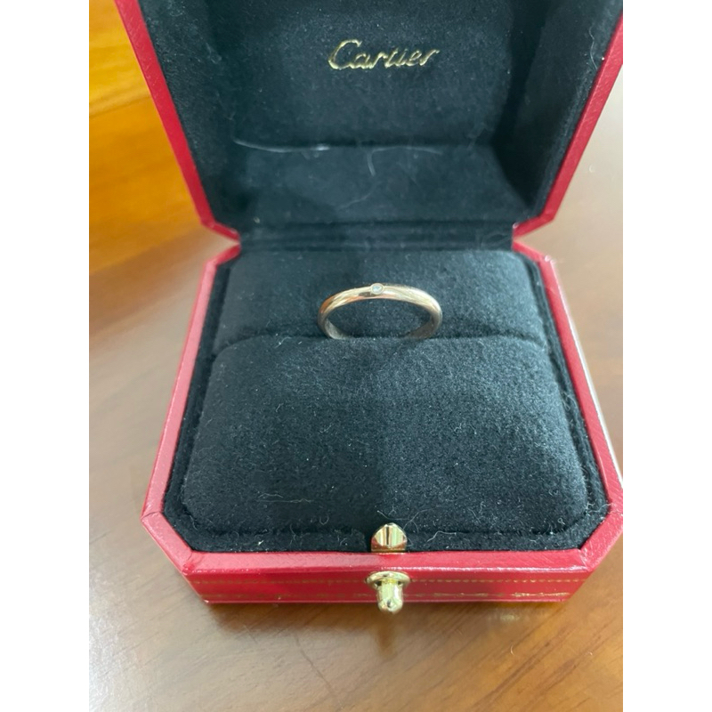 merilyn888-訂金下標Cartier 1895玫瑰金訂婚、結婚鑽石戒指