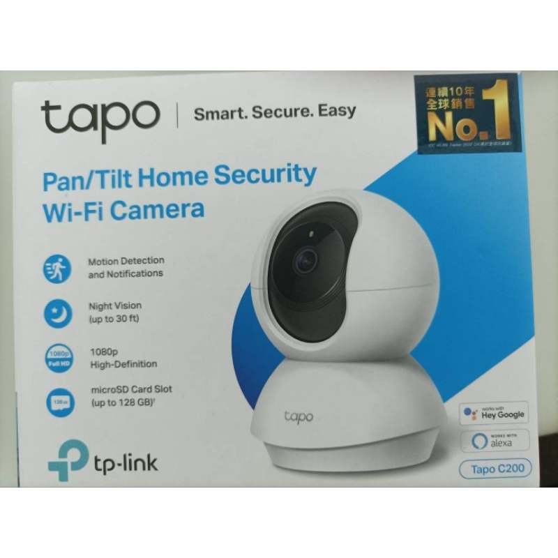 TP-Link Tapo C200 加32G記憶卡 wi-fi可旋轉攝影機 網路監視器 1080p高畫質