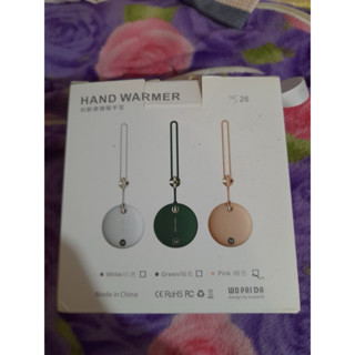 粉色行動電源5000mAh+暖手寶的功能二手品