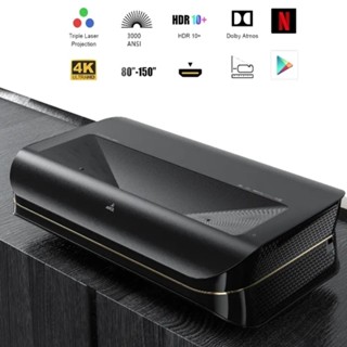 AWOL LTV-3000 (雙北 臺中及南部縣市含安裝) 頂級高階旗艦4K短焦純三色雷射投影機 三年保固附小米電視盒