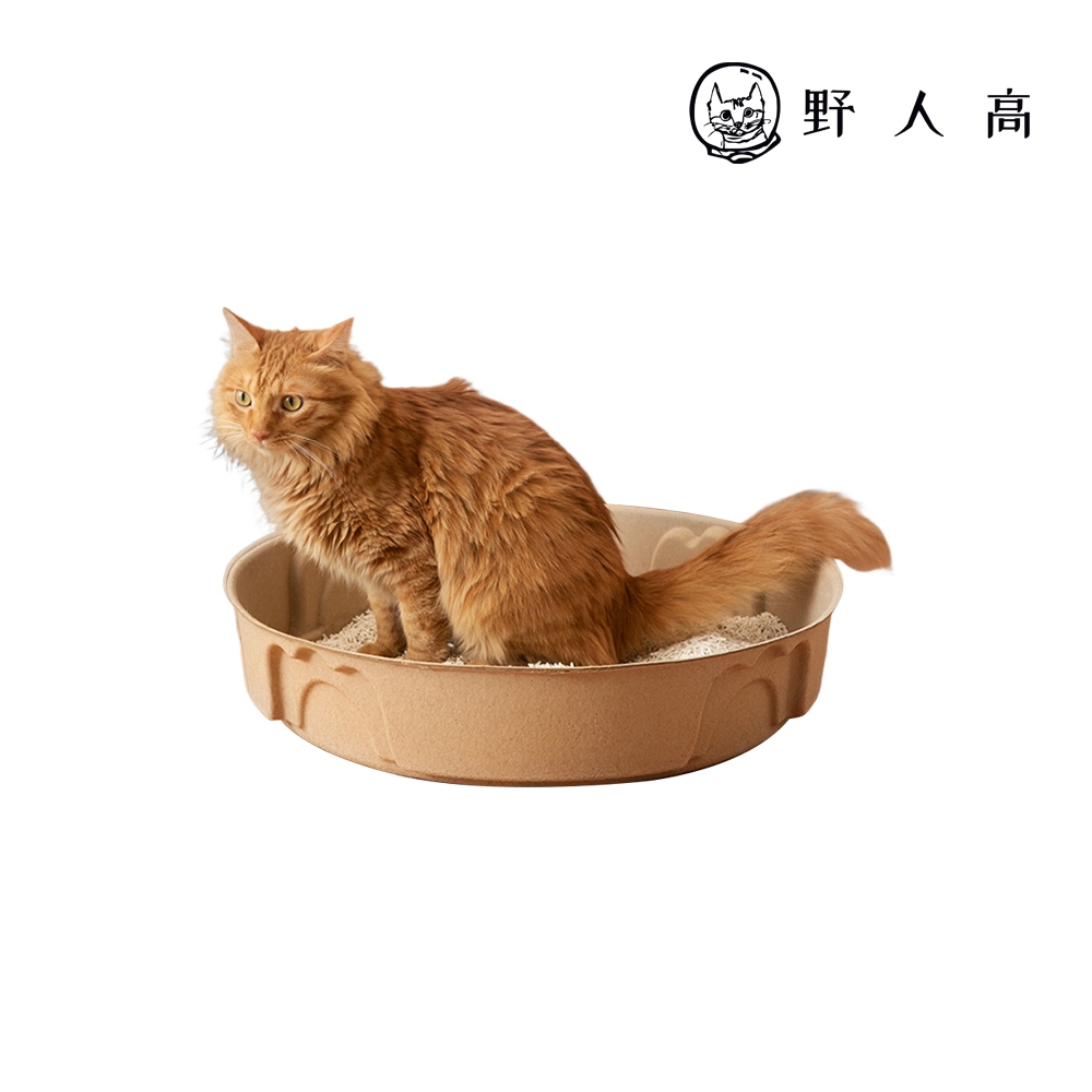野人高 一次性貓砂盆 巨無霸 貓用 貓砂盆 貓廁所 拋棄式 可分解 貓用品