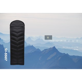 Qtace 睡袋 羽絨睡袋 SUPREME極 550g 全黑 S1-5507 極系列 露營睡袋 居家 登山