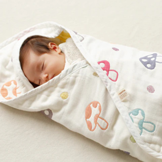 【日本預購】Hoppetta 六層紗布毯 嬰兒毯 嬰兒包巾 膝毯