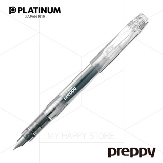 〔MHS〕PLATINUM Preppy 白金 透明鋼筆 F 筆尖 PSQC−400