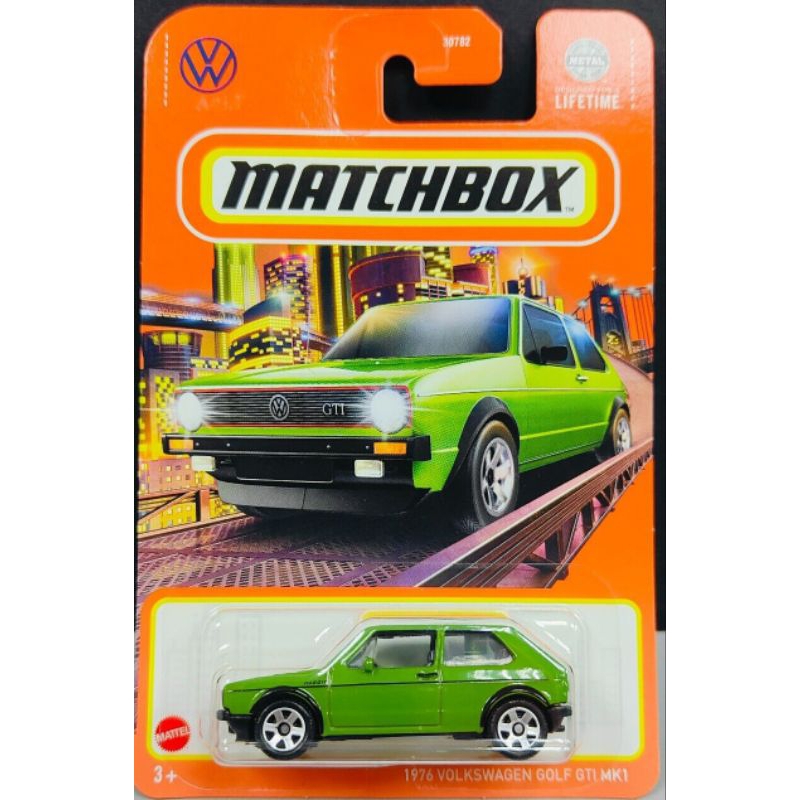 ^.^飛行屋(全新品)MATCHBOX 火柴盒小汽車 合金車//福斯 VOLKSWAGEN GOLF GTI MK1
