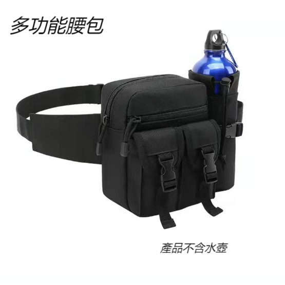 台灣現貨 大容量多層隔 水壺腰包 水壺包 迷彩包 多功能腰包 登山腰包 迷彩腰包 運動水壺腰包 跑步水壺