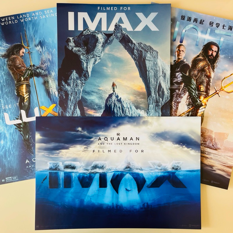 現貨 海外官方正版 水行俠2 LUXE CINITY IMAX海報