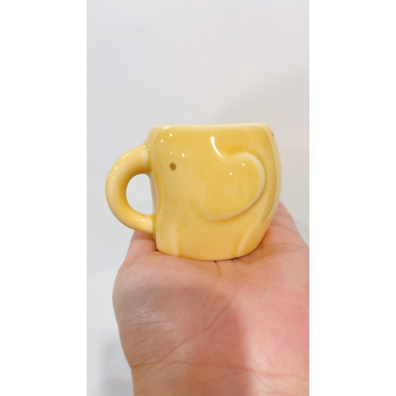 全新✨ 星巴克 Starbucks 奶油黃象寶的馬克杯 咖啡杯 濃縮咖啡杯 黃色 象寶寶 收藏 送禮 生日 禮物 交換