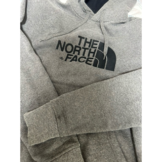 The North Face 灰色帽T 內微刷毛