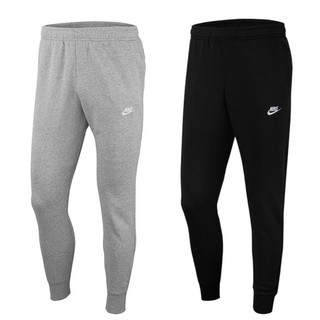 NIKE AS M NSW CLUB JGGR FT 男生 灰/黑 小LOGO 縮口 長褲 BV2680-063 010