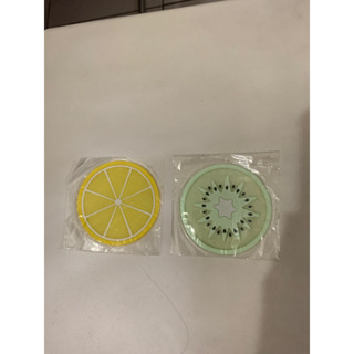 水果矽膠造型杯墊(兩件合購)