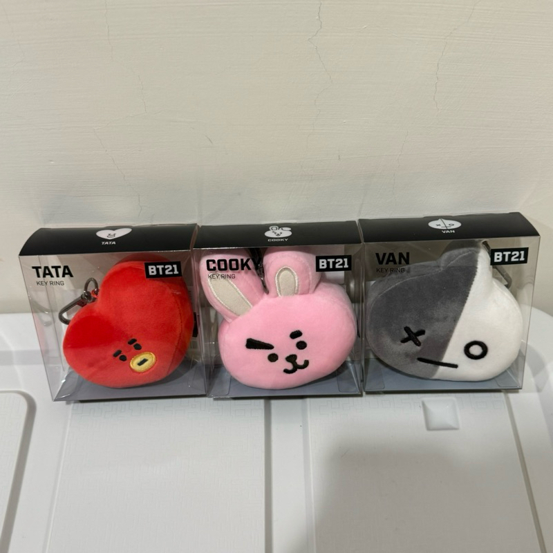 BT21 大頭吊飾 絨毛 娃娃 吊飾 TATA Cooky Van