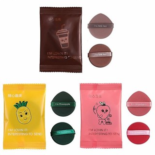 乾濕兩用氣墊粉撲(1入) 雙面可用 上妝工具 粉底撲 氣墊粉撲 粉餅粉撲 三角粉撲 美妝用品【小三美日】DS015844
