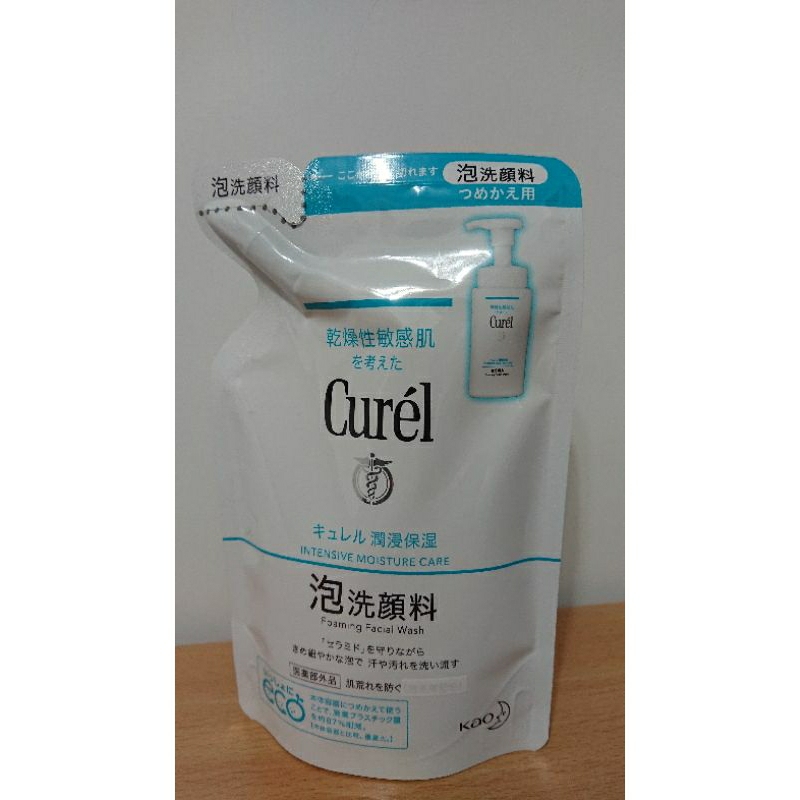 花王 Curel 珂潤潤浸保濕洗顏慕絲補充包(130ml)