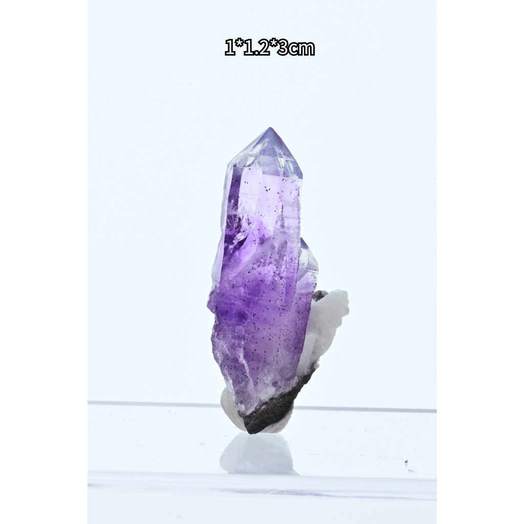 納米比亞 Namibia 布蘭登堡 絕美 精品 幻影水晶 Phantom Amethyst  礦物 絕美 幻影紫水晶