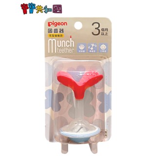 pigeon 貝親 蜜桃小花固齒器 嬰兒固齒器 寶寶固齒器 3m+ 原廠公司貨 寶寶共和國