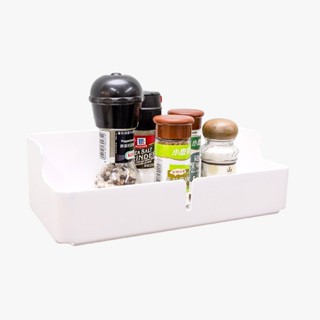 臺灣製造【潔田屋】BR03 淨白系列置物架 無痕 清爽收納 可放盆栽植物 廚房調味瓶罐收納 壁面空間利用*附貼片1副