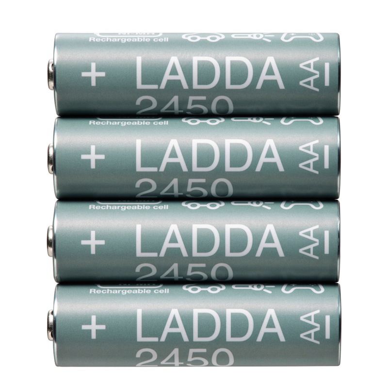 代購 IKEA 充電電池四入 3號充電電池 AA電池 2450/IKEA 電池充電器
