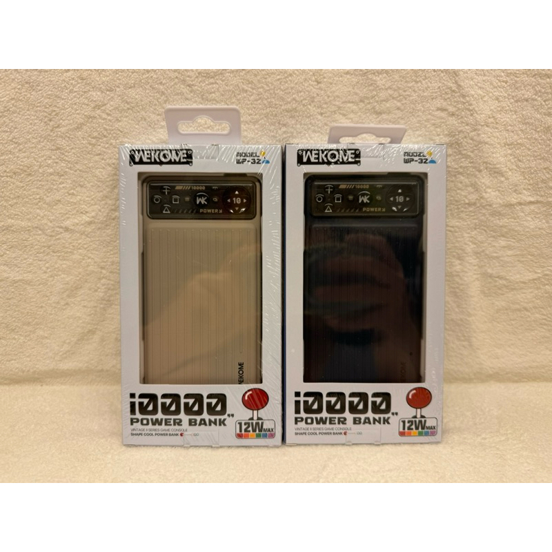 MOBIA 摩比亞·WEKOME WP-32 復古遊戲機系列 復古遊戲機二代行動電源 12W MAX 10000mAh