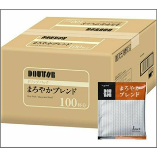 [日本進口]日本製～Doutor Coffee羅多倫咖啡-掛耳式／濾掛式/手沖式 $1080／100包入 *溫和口味