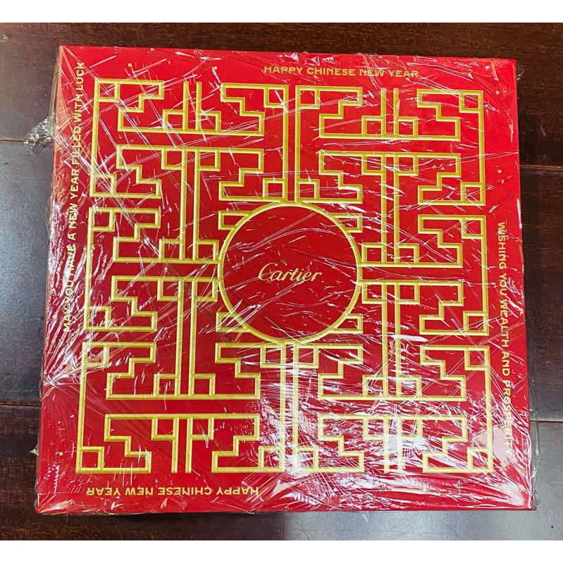 新年 Cartier 紅包袋 名牌紅包袋 專櫃紅包袋 卡地亞 卡蒂亞 卡帝亞 各25個，共50 含盒 可立即出貨