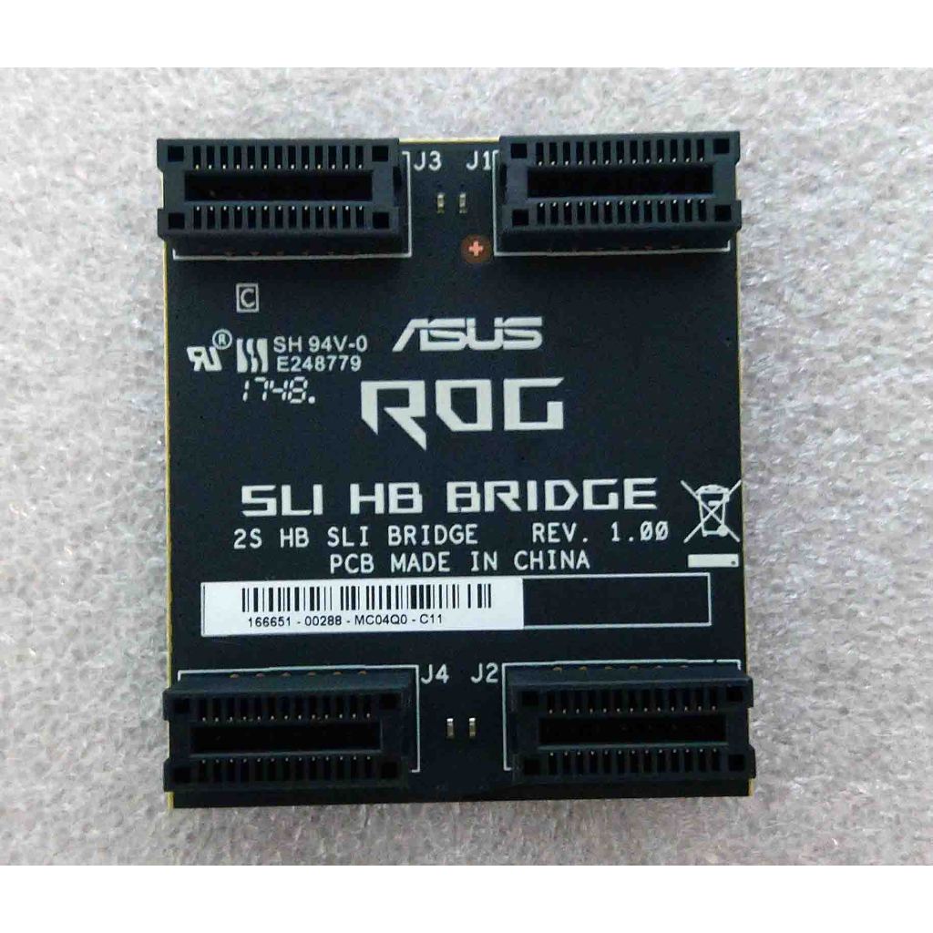 全新 華碩 ASUS ROG HB SLI BRIDGE 顯示卡 橋接器 2S HB SLI連接器 NVIDIA SLI